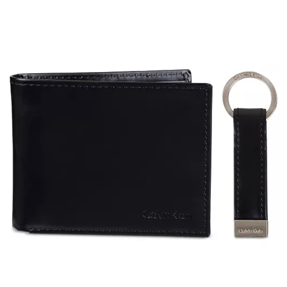 Calvin Klein Men’s Wallet & Key Fob Set